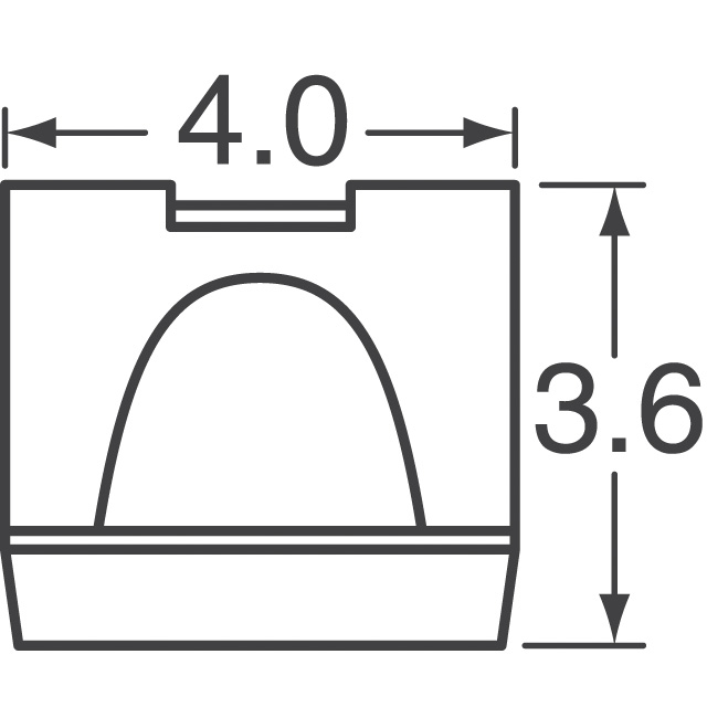 AA4040CGCK Kingbright  Indication LED - Discrète